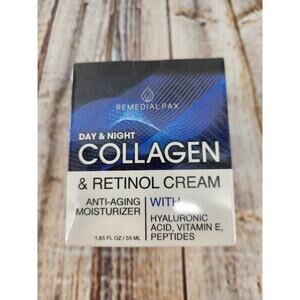 REMEDIAL PAX Day & Night Retinol Collagen Moisturizer Face Cream 1.85oz 3/2028